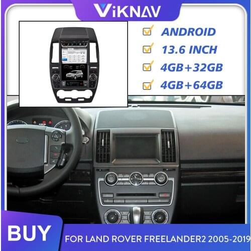 Vertical Screen Car Radio for Land Rover Discovery Freelander2 2005-2019 Android Auto Multimedia Player GPS Navigation Head Unit