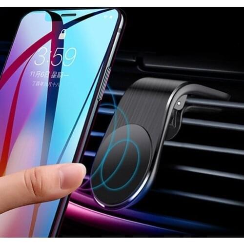 Magnetic Car Phone Holder Mini Air Vent Magnet Mount Mobile GPS Support Smartphone Stand For iPhone 11 Pro 8 7 6 Samsung