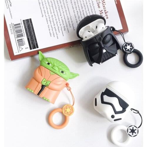 Cartoon Starwars Case for Apple Airpods 1 2 3 Case for AirPods Pro Case TWS Bluetooth Earphone Case Accessories Headphone Bags
