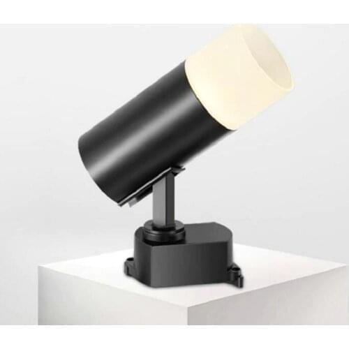 COB LED Track Light 10W Rail Lamp Indoor Lighting AC 220V 240V Angle Adjustable Spotlight Clothing Store Dressing