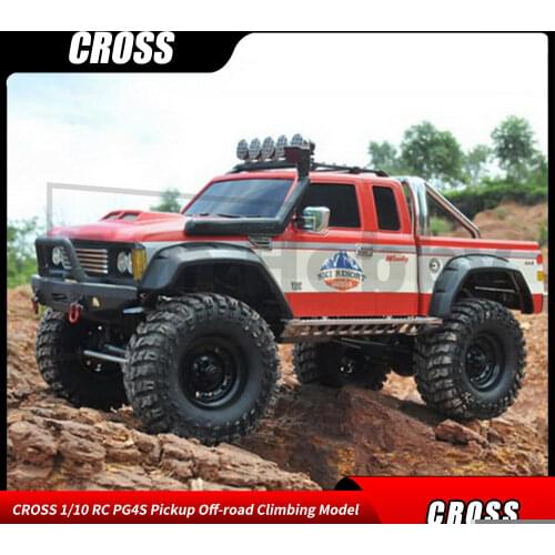 CROSS 1/10 RC PG4S Pickup Off-road Climbing Model Crawler Electric 4WD KIT Remote Control Car Adult Children Kids Gift