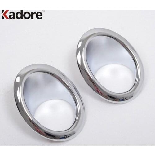For Nissan X-TRAIL 2012 2013 ABS Chrome Front Foglight Fog Light Cover Trim Car Protect Exterior Accessories Car Sticker