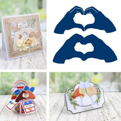 2021 HOT Handful of Love New Metal Cutting Dies Scrapbook Dary Decoration Stencil Embossing Template DIY Greeting Card Handmade