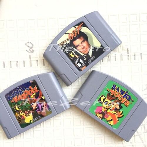 GoldenEye 007 Banjo-Kazooie Banjo-Tooie Quake 2 for 64 Bit EU PAL Version Video Game Console