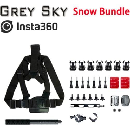Insta360 ONE X2 and ONE R Snow Bundle Sport Accessory Ski Package For Insta360 Video Camera Accessorie