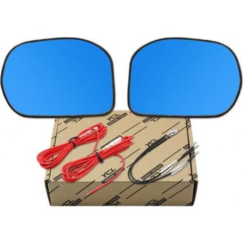 JanDeNing 1 Set of Blue Car Side Rear View Mirror LED Turn Signal Heating With Anti-Dizziness function For Honda Civic 2009