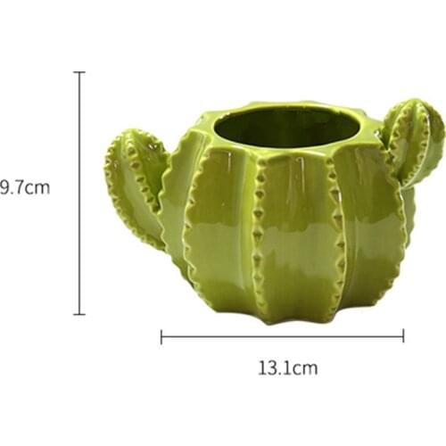 Creative Epoxy Resin Craft Silicone Pot Mold 3D Cactus Planter Plaster Vase Making Concrete Mould