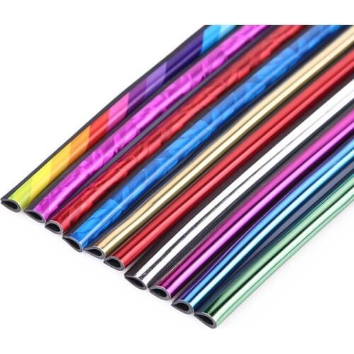 10 Pieces Car-styling Chrome Styling Moulding Car Air Vent Trim Strip Air Conditioner Outlet Grille Decoration U Shape