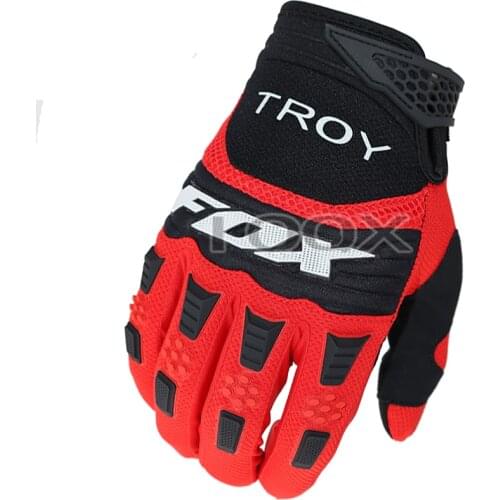 Locomotive Scooter MX Pawtector Gloves Motocross ATV/MTB/MBX Dirt Bike Motorcycle Cycling Black Red Glove