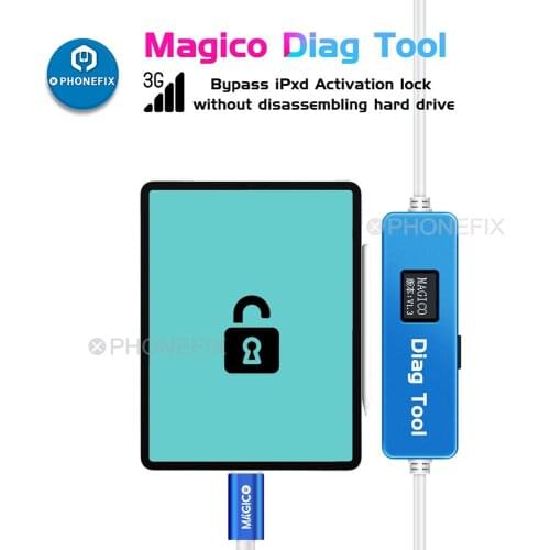 Magico Diag DFU Enter the Purple Screen for iPhone SE- X & iPad Read Write Serial Number Replace the Hard Disk Chip Unpack WiFi