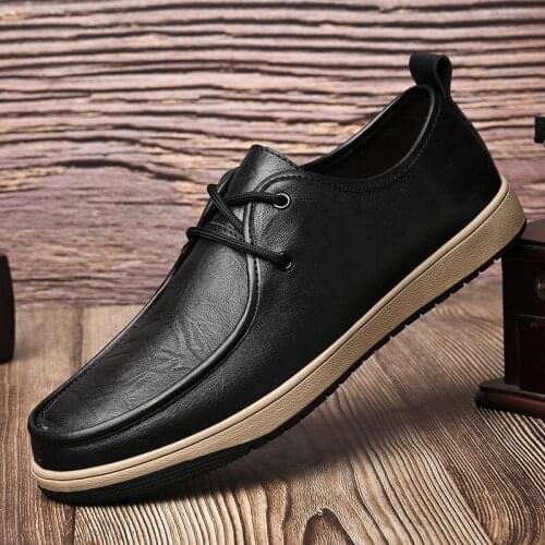 Mens Dress Shoes Genuine Leather Business Stylish Classic Sneakers Comfortable Footwear Oxford Casual Shoes