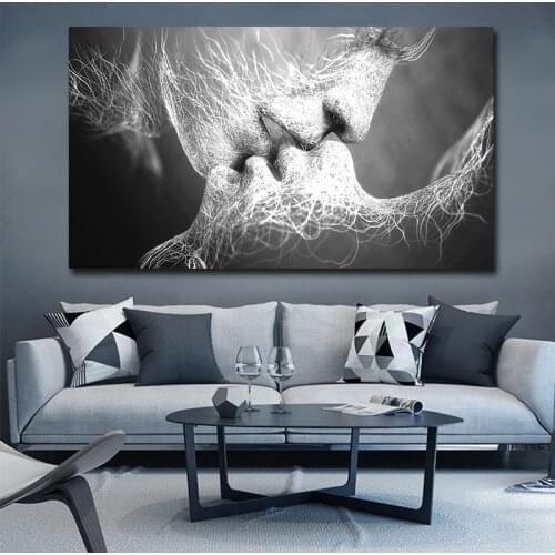 Large 5D DIY Full Square Round Diamond painting abstract lover kiss Diamond Embroidery rhinestones mosaic bead Cross Stitch kits