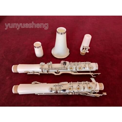 New high grade White G tone clarinet sound good