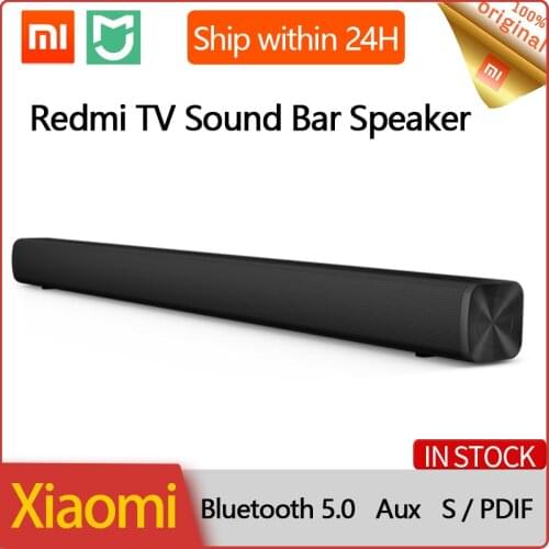 Original Xiaomi Redmi TV Sound Bar Speaker Wired and Wireless Bluetooth 5.0 Home Surround SoundBar Stereo for TV PC Theater Aux