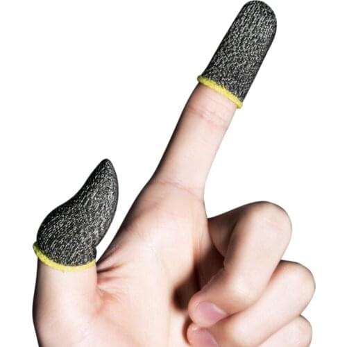 Finger Sleeve Touch Screen Gaming Gloves for Sweatproof Breathable Mobile Game Controller Fingertips Sleeve Game Accessories
