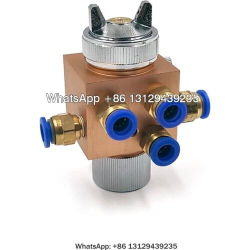 High Temperature 300 Degree Resistant 0.5/0.8/1.0/1.3/1.5 mm,W-200-G2F Water Coolant Nozzle HVLP Spray Gun,W200 Cool Spray Gun