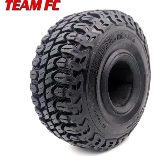 127MM 1.9inch Rubber Mud Grappler Tires for 1:10 RC Crawler Axial SCX10 SCX10 II JEEP 90046 90047 TRX-4 Defender G500 TRX-6 G63