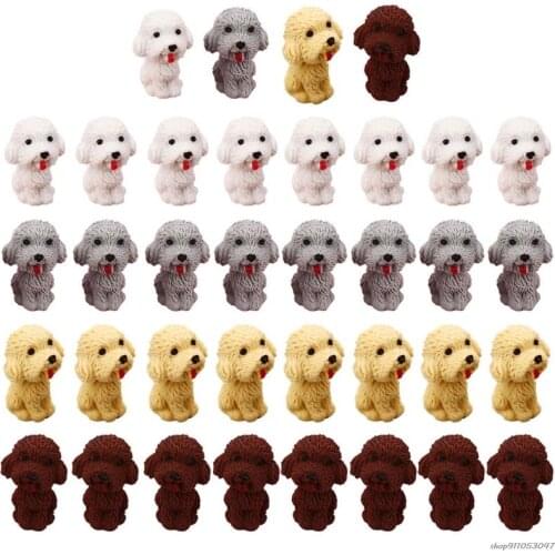Small Little Puppy Erasers Random Color 36 Pack Gift for Children Student Boy Girl Multiple Usage Cute Pen Cap Bookmark au12 21