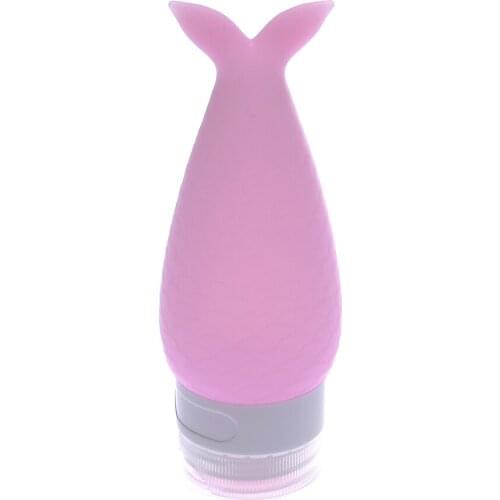 1PC Empty Silicone Travel Packing Press Bottle Cute Shape for Lotion Shampoo Bath Container Makeup Refillable Bottles Useful