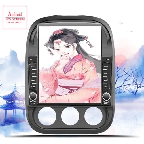 2Din Android 10.0 Car Radio For JEEP Compass Patriot 2010 2012 2013 2014 2015 2016 Head Unit Stereo DVD Player Navigation GPS