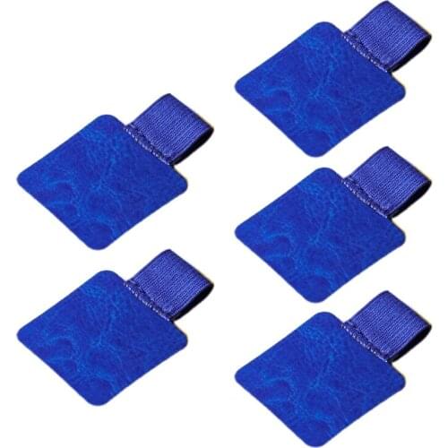 5 Pcs Leather Pen Loop Holder for Notebooks Journals Planners Tablet Case Pencil Elastic Loop or Pens Pencil Stylus Pen Sleeve