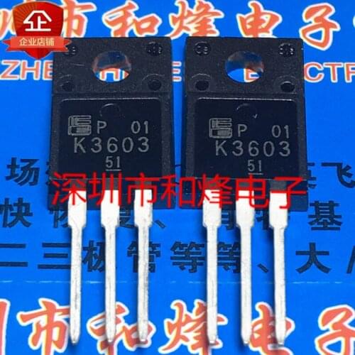 6pcs/lotK3603 2SK3603 TO-220F 150V 16A In Stock
