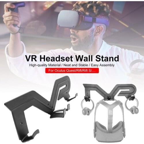 VR Accessories For Oculus Quest 2 VR Controller Stand Headset Wall Mount Rack Holder For Oculus Rift-S For HTC Vive Playstation