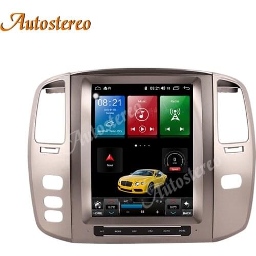 For Lexus LX470/LX-470 2002-07 Tesla Style PX6 Android 9 Car Multimedia Player GPS Navigation Stereo Head Unit Car Radio Carplay