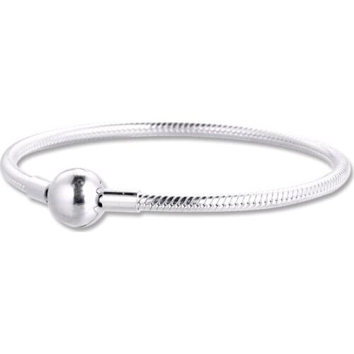 Bracelet For Women Snake Chain Silver Chain Bracelets 925 Sterling Silver Jewelry Femme Pulseira Plata de ley Armband