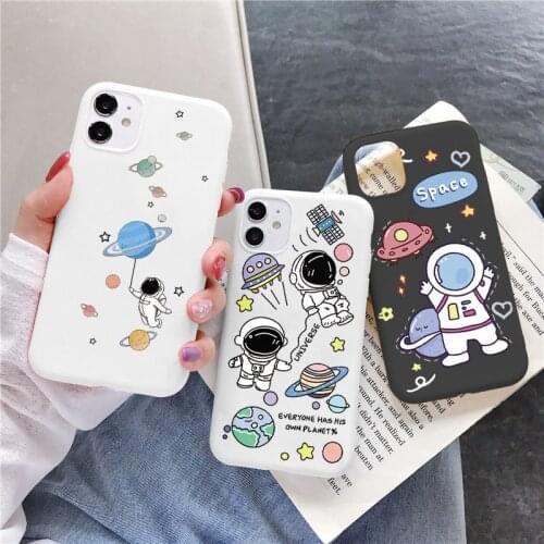 Space Astronaut Planet Case For Xiaomi Poco X3 NFC F3 M3 Pro Redmi Note 10 9 Pro 10S 9S 9T Mi 11 10T 9 Lite SE CC9E CC9 Cover