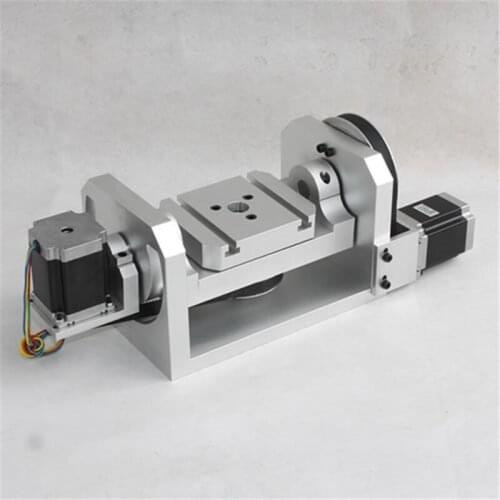 CNC Rotary Axis CNC dividing head 5th A axis Ratio 6:1 for CNC Router New 1 Year Warranty