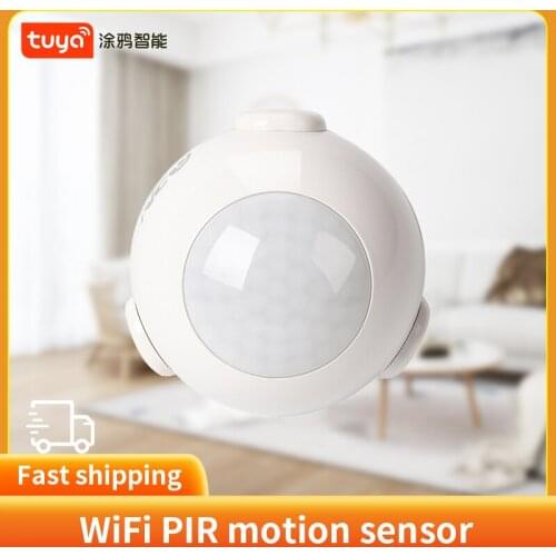 Tuya WiFi Human Infrared Sensor Smart Draadloze Passief Infrarood Detector Detectie Hoek Beveiliging Inbraakalarm Tuya Sensor