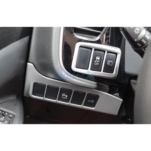 For Mitsubishi Outlander 2016 2017 2018 2019 Interior light Switch Cover Moulding Trim Frame Panel Car Styling Accessories