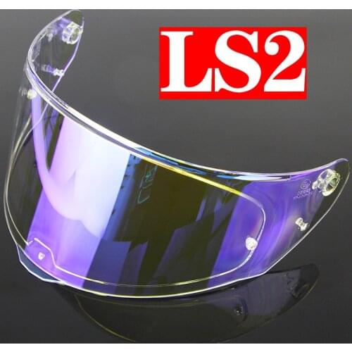 LS2 Visors For FF320 Stream FF353 Rapid FF328 FF800 Motorcycle Helmet Original Replace Extra Lens Black Iridium Silver