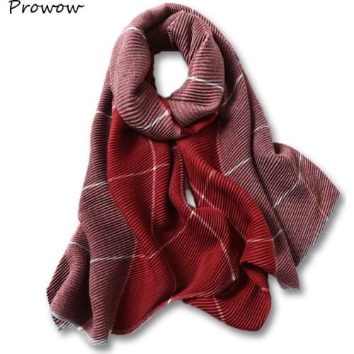 New Autumn Winter Female Wool Plaid Scarf Women Cashmere Scarves Wide Lattices Long Shawl Wrap Blanket Warm Tippet D111