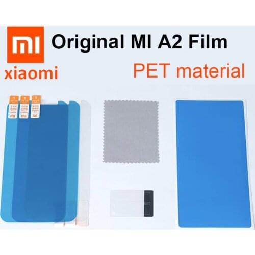 Original Xiaomi Mi A2 Film Screen Protector full cover screen full protect front film protective Mi A2 PET (Not glass tempered)