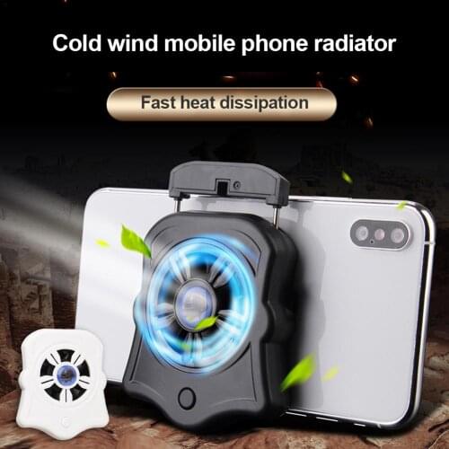 P9 Mobile Phone Radiator Portable Ultra-quiet Phone Cooling Fan with Silicone Protective Pad for Better Protection