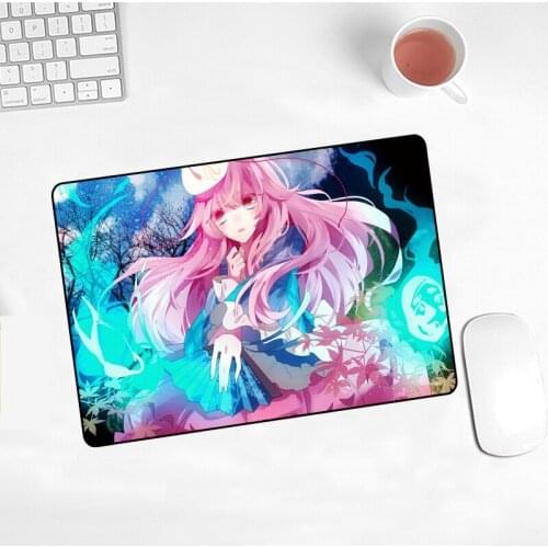 Sell Welll Game Player Small Mouse Pad 210X260X2MM PC Non-slip Mask Girl Anime Fashion Keyboard For Cs Go