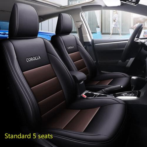 Custom Luxury leather car seat cover For Toyota Select Corolla 2014 2015 2016 2017 2018 Perfect cushion protection accessories