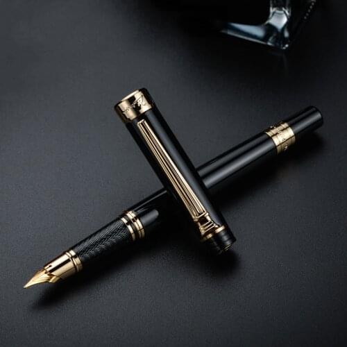 Picasso 917 Pimio Emotion of Rome Fountain Pen Ink Pens Black with Gold / Silver Clip Gift Box Optional Business Office Gift Set