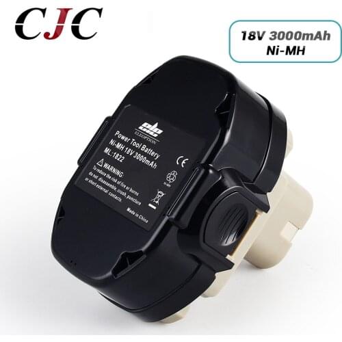 18V 3000mAh Ni-MH Replacement Battery for Makita 1822 1823 1834 1835 192827-3 192829-9 193159-1 193140-2 193102-0
