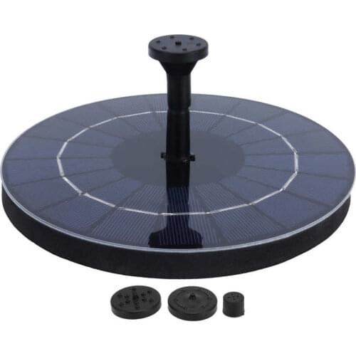 3.5W Solar Power Water Fountain 7.4V Round Floating For Pond Garden Parks Fish Tank Outdoor Landscape Decoration