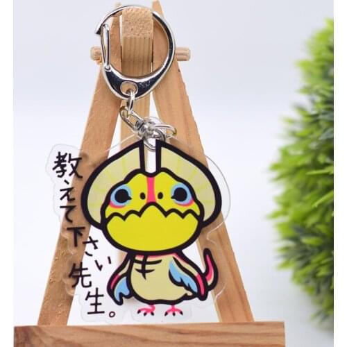 WL0886 Chibi Keychain Acrylic Cartoon Keyring Accessories