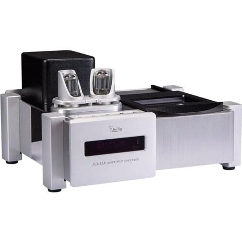 YAQIN SD-35A Stereo Audio Vacuum Tube HDCD CD Player 6N8Px2 Top LoadingValve 32A 120V-240V Signal Upgrade Buffer Processor