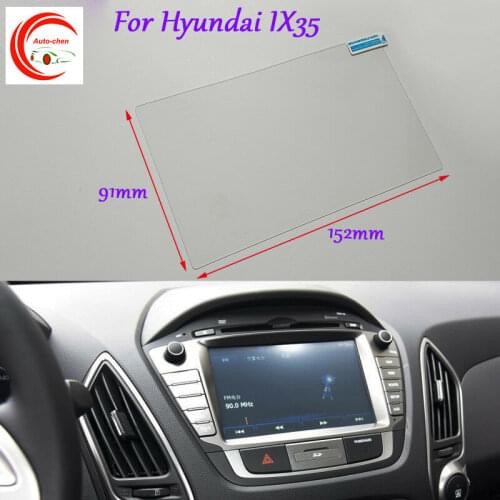7 Inch Car GPS Navigation Screen HD Glass Protective Film For Hyundai IX35 Interior Sticker Accessories