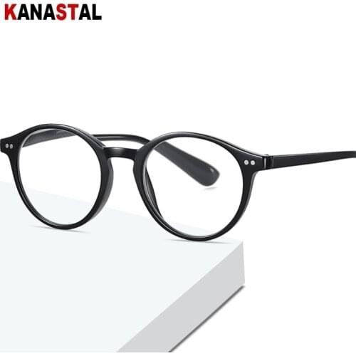 Women Reading Glasses Anti-blue Light Radiation Protection Reading Glasses Round Frame Elderly Reader Glasses +1.00 +1.50 +2.00