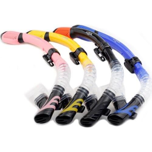1pcs Diving Snorkel Silicone Swimming Tube Center Full Dry Mouthpiece Air Breathing High Quality Underwater Swim Scuba Tube