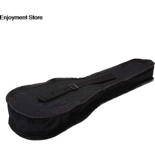 1pc ukulele bag 21 Inch Black Ukulele Bag Soft Case Bag Single Shoulder Backpack Padded