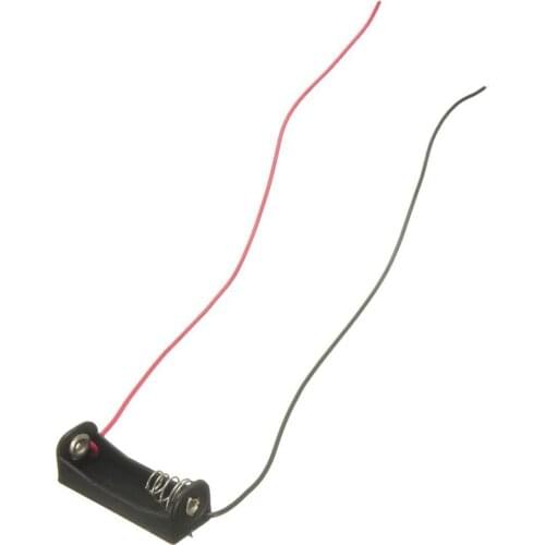 5PCS 1 23A A23 12V Battery Storage Clip Holder Box Case Cell Holder With Wire