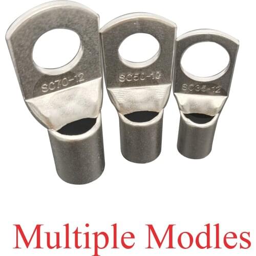 50/20/10PCS 50-95mm² Battery Terminals copper nose Wire connector Suit for SC35-8 SC50-8 mm² Wire Cable